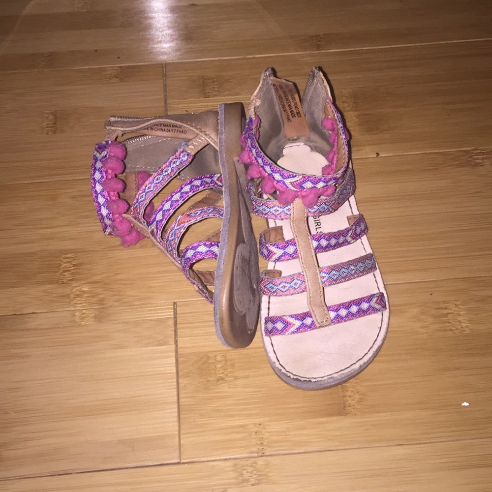 Multi color sandals